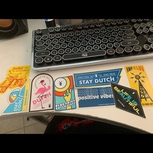 8 Dutch Bros stickers